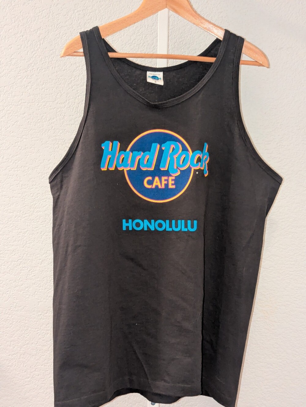 Vtg 90s Hard Rock Cafe Honolulu Hawaii Tank Top Size XL